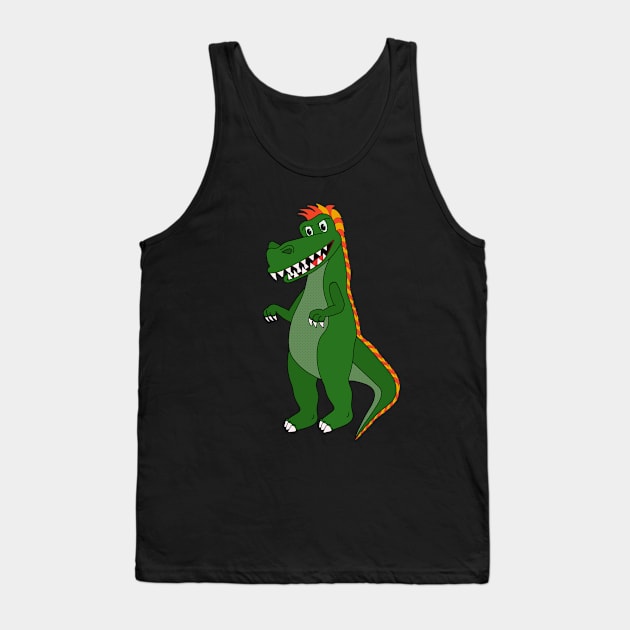 Modern Dinosaur Tank Top by DiegoCarvalho